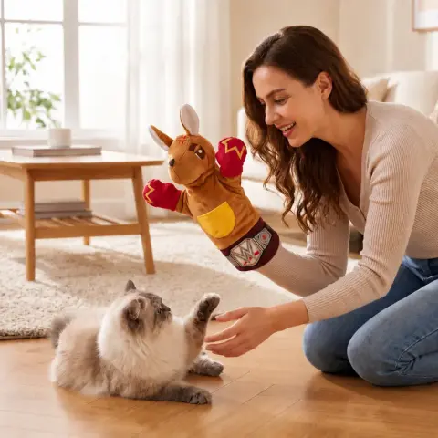 Fantoche Canguru Boxeur