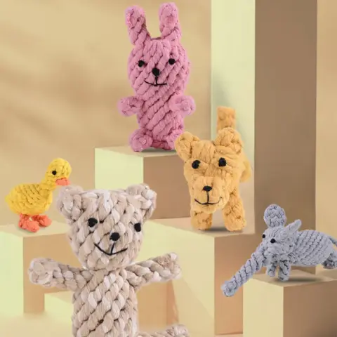 Brinquedos em Corda de Algodão