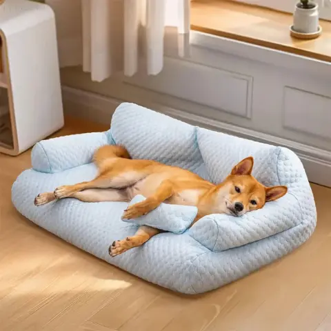 Cama de Peluche com Capa Lavável
