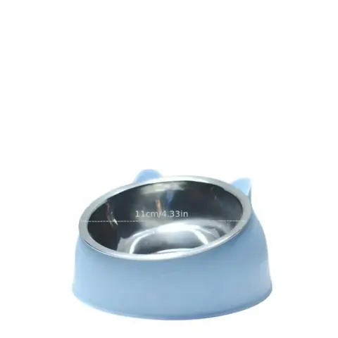Taça Elevada em Aço Inoxidável