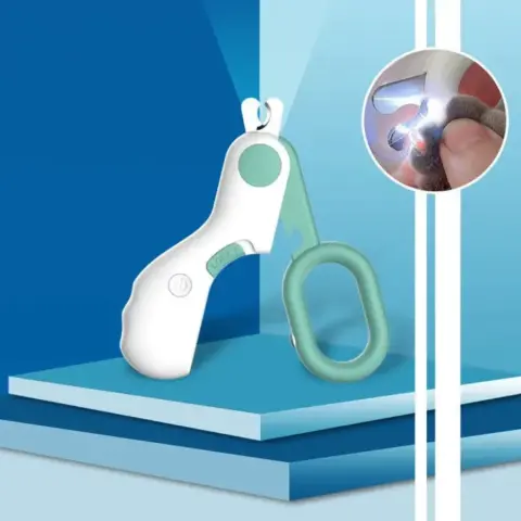 Corta-unhas com Luz LED Compacto