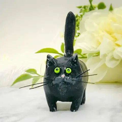 Enfeites de Natal em Forma de Gato