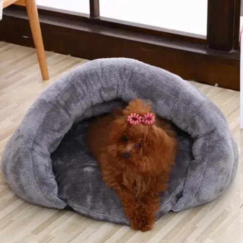 Cama-gruta Calmante para Cão
