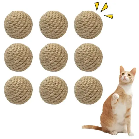 Bolas de Sisal com Som (5 unidades)