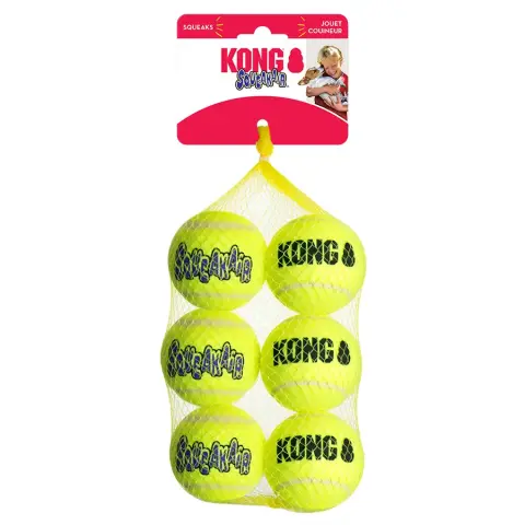 KONG SqueakAir Bolas (embalagem de 6)