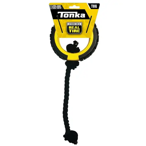 Tonka Pneu com Corda de Puxar