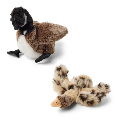 Mini Pato e Ganso Achatados (conjunto de 2)