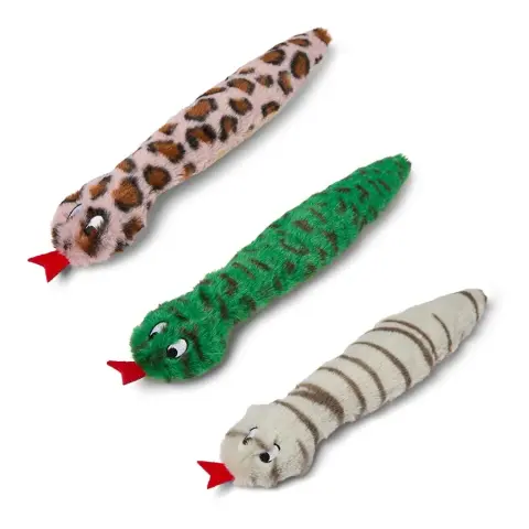 Cobras de Peluche com Estalido (embalagem de 3)
