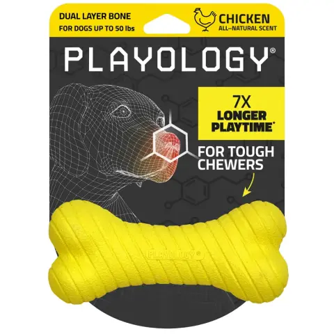Playology Osso de Camada Dupla Aroma Frango