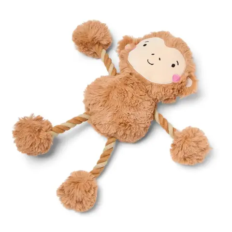 Macaco de Peluche com Pernas de Corda