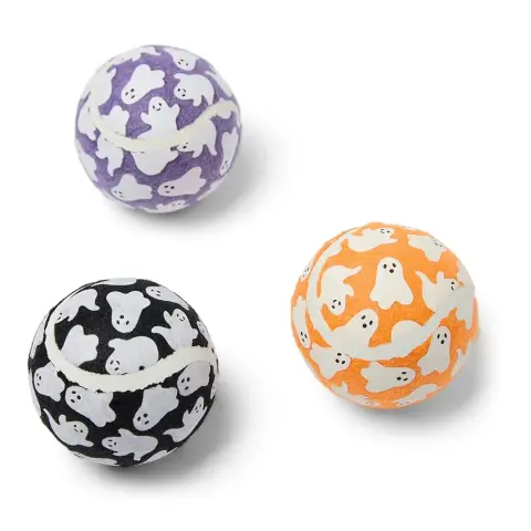 Bolas de Ténis de Halloween com Apito (embalagem de 3)