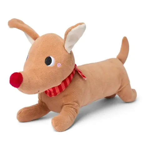 Teckel de Natal de Peluche