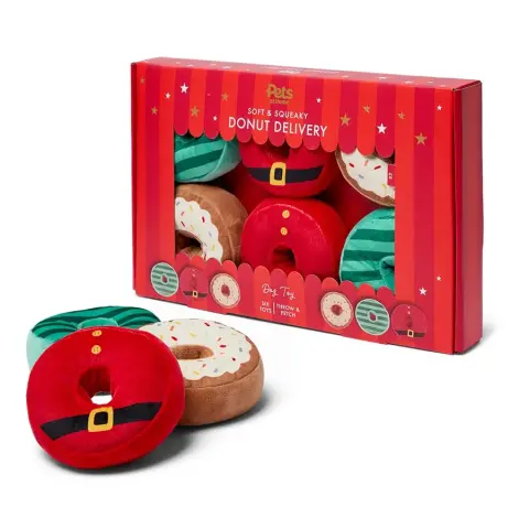 Donuts de Natal com Apito (embalagem de 6)