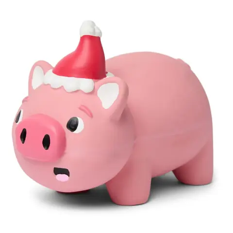 Porquinho de Natal em Látex