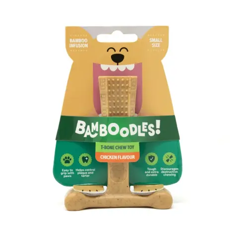 Bamboodles Osso T-bone Sabor Frango