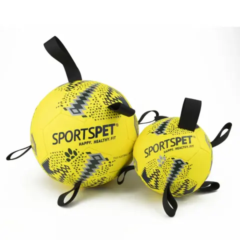 SportsPet Bola de Futebol com Pegas